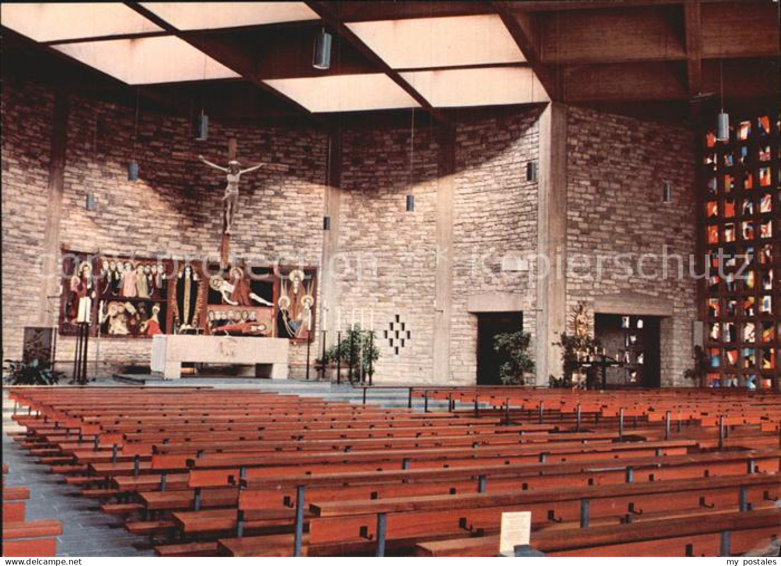 72548046 Gunzenhausen Altmuehlsee Pfarrkirche Innen Gunzenhausen - Gunzenhausen