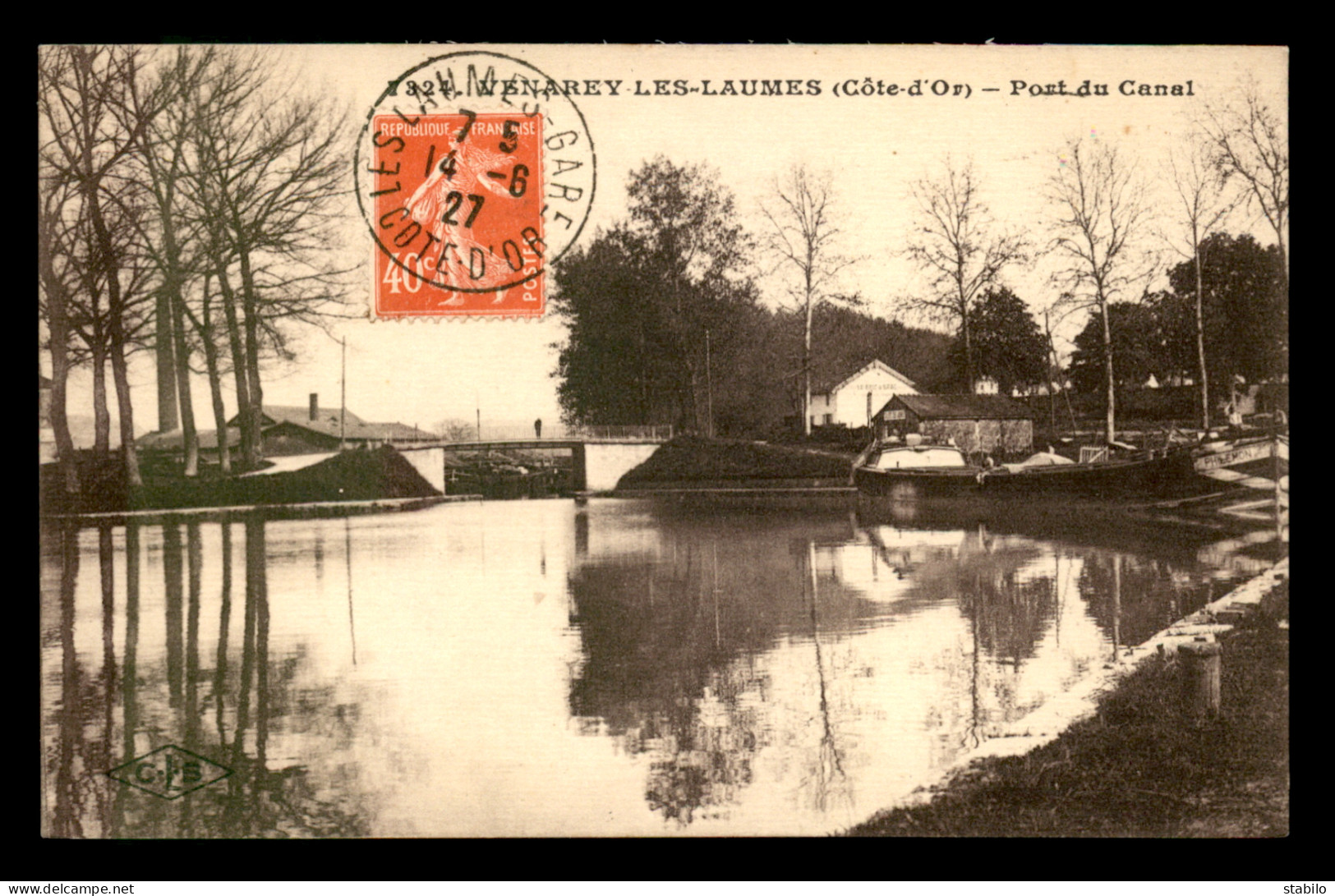 21 - VENAREY-LES-LAUMES - PORT DU CANAL - PENICHE - Venarey Les Laumes