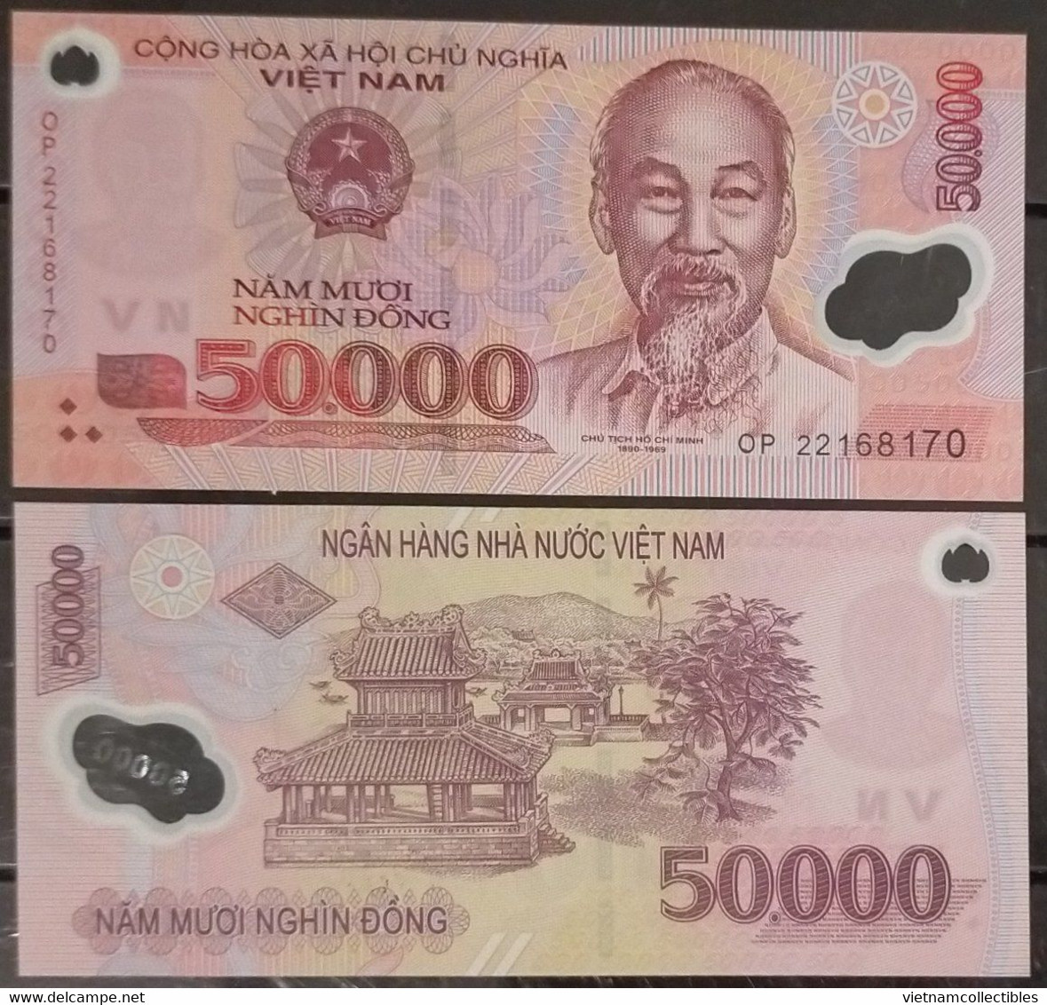 Vietnam Viet Nam 50000 50,000 Dong UNC Polymer Banknote Note Issued In 2022 - Pick # 121 - Vietnam