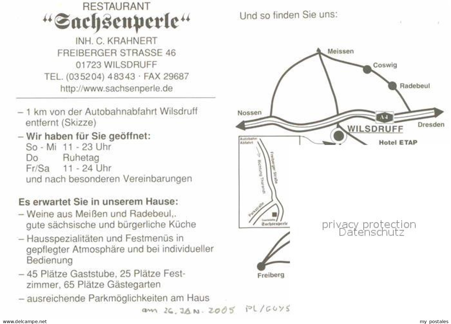 72677455 Wilsdruff Restaurant Sachsenperle Wilsdruff - Herzogswalde