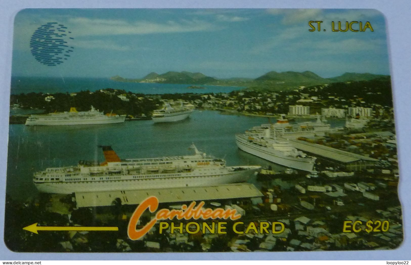 ST LUCIA - GPT - Cruiseship Harbour - With Logo - Specimen - $20 - Sainte Lucie