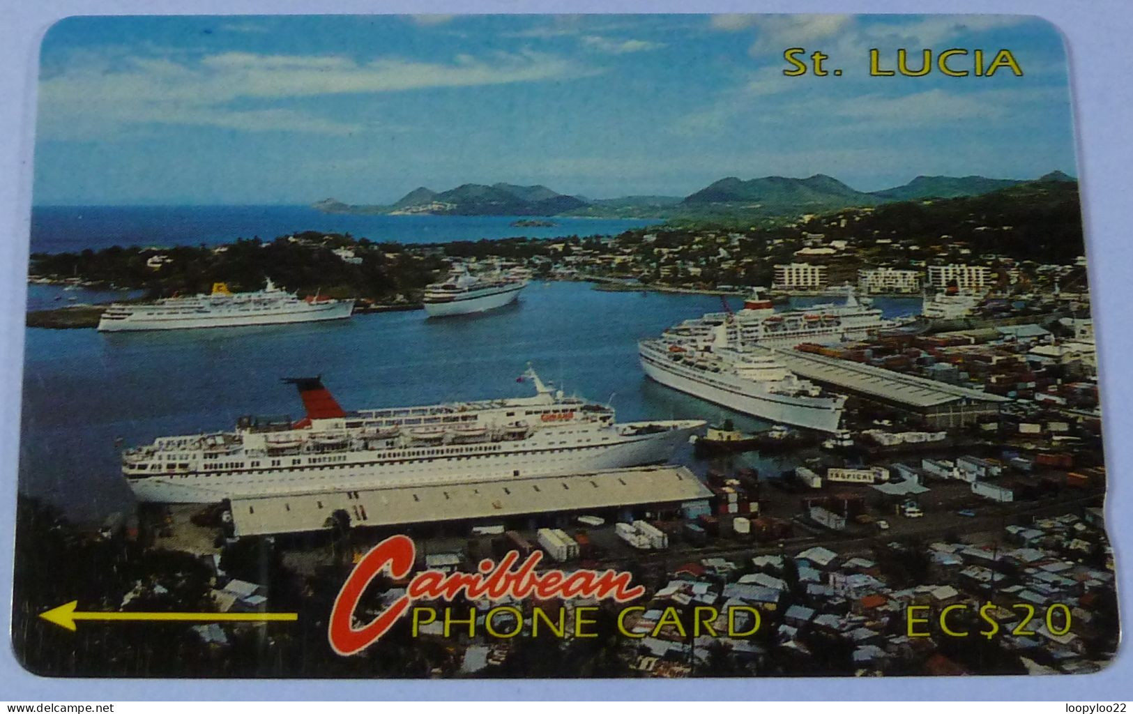 ST LUCIA - GPT - Cruiseship Harbour - Without Logo - Coded Without Control - $20 - Sainte Lucie