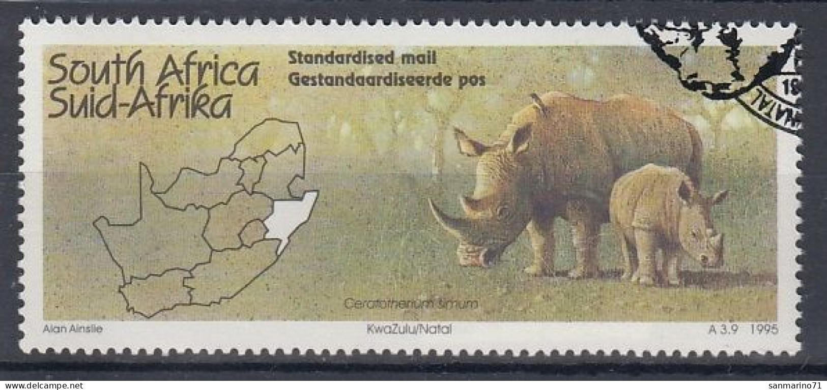 SOUTH AFRICA 954,used - Gebruikt