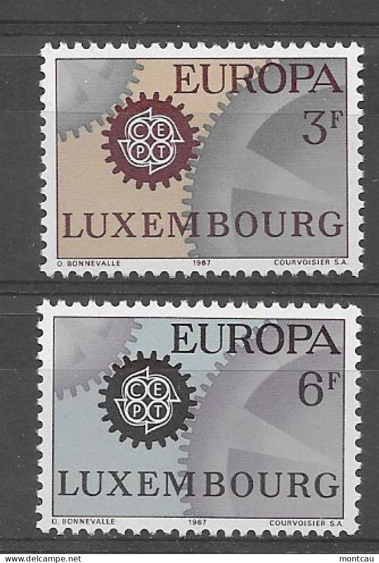 Luxembourg 1967.  Europa Mi 748-49  (**) - 1967