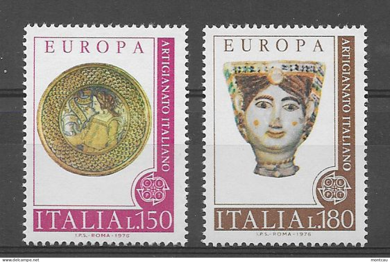 Italia 1976.  Europa Mi 1530-31  (**) - 1976