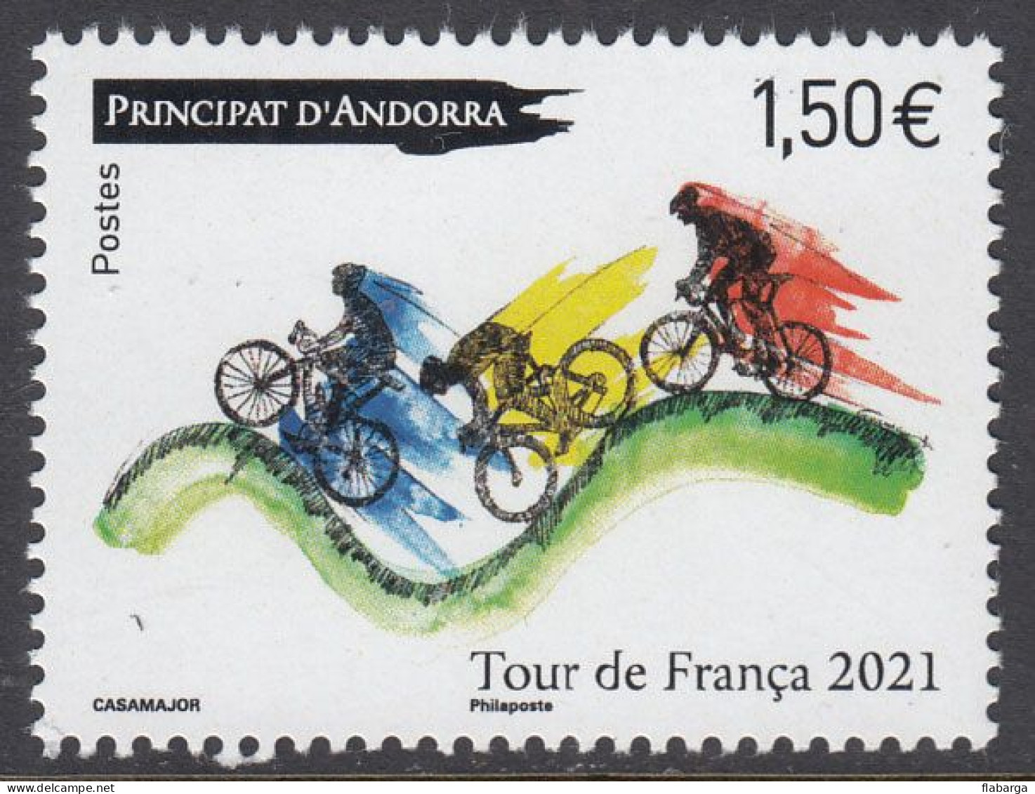 Año 2021  Nº 862 Tour De Francia - Ungebraucht