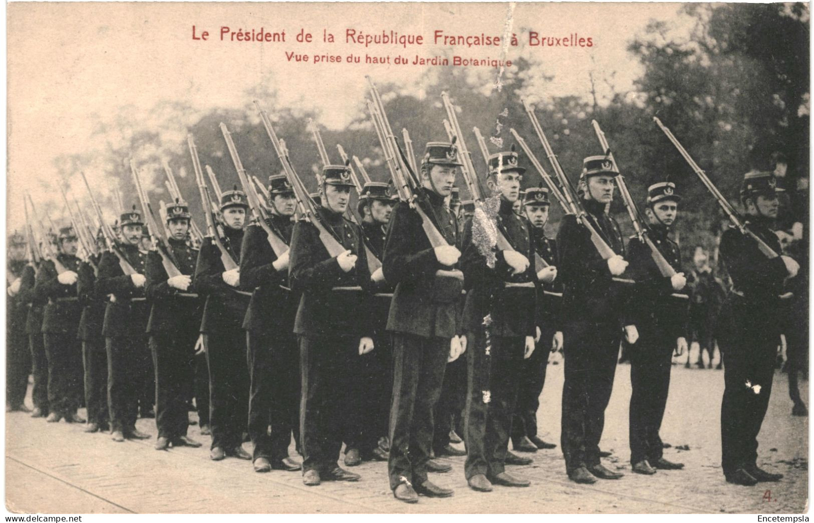 CPA Carte Postale Belgique Bruxelles Visite Du Président De La République Française 1911   VM77526 - Feiern, Ereignisse