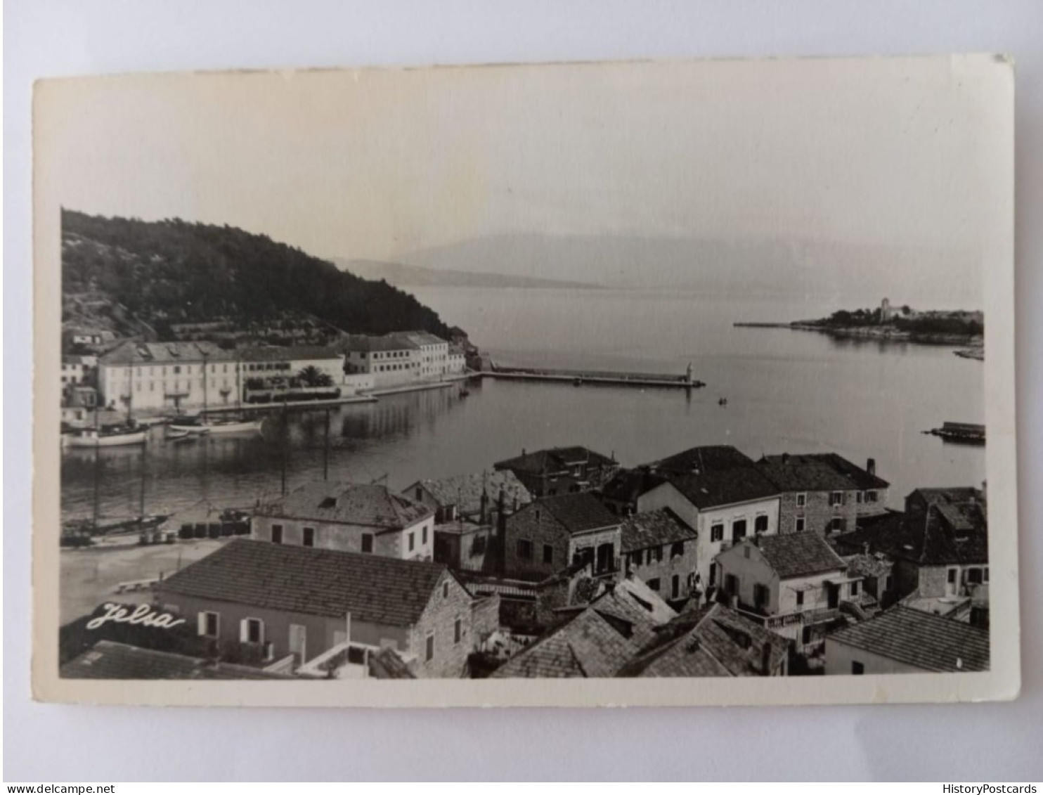 Jelsa, Insel Hvar, Hafen, Jugoslawien, Kroatien, 1959 - Jugoslawien