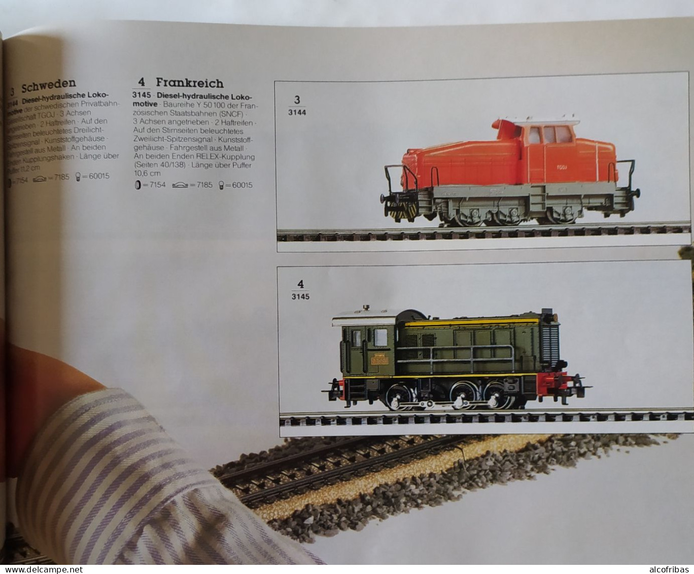 Train Chemin Fer Rail Locomotive Wagon Catalogue Katalogue Marklin 1984 -1985 - Alemania