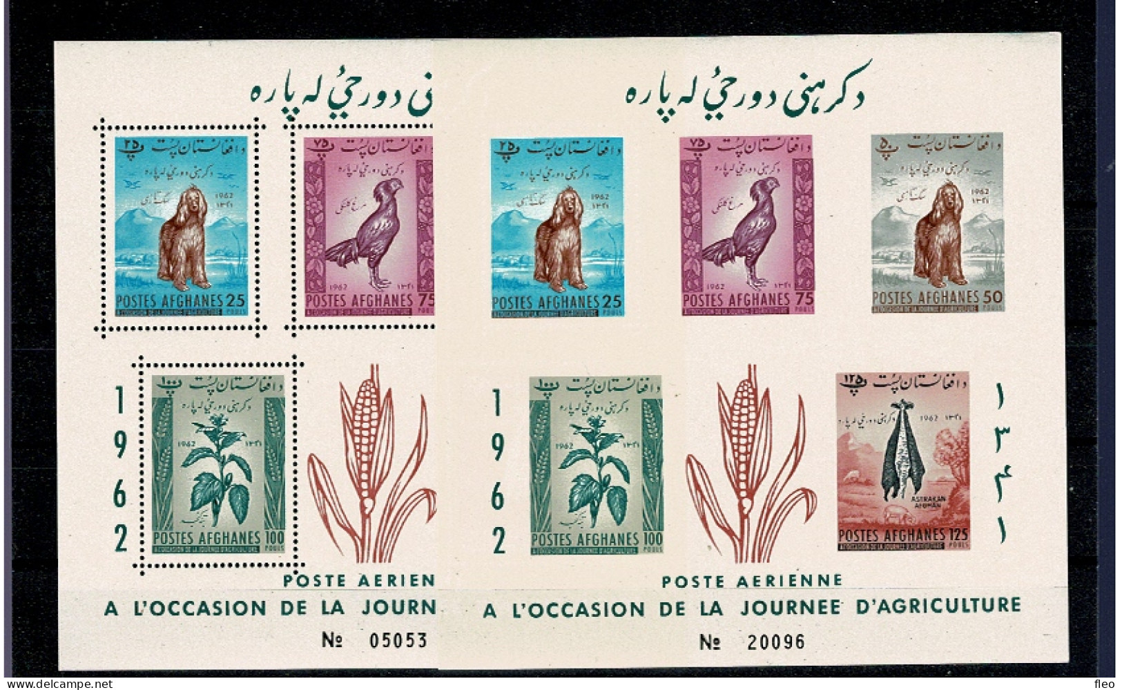 AFGHANISTAN..1962..Michel # Blocks BL23** & BL23** No Tanding - Afghanistan