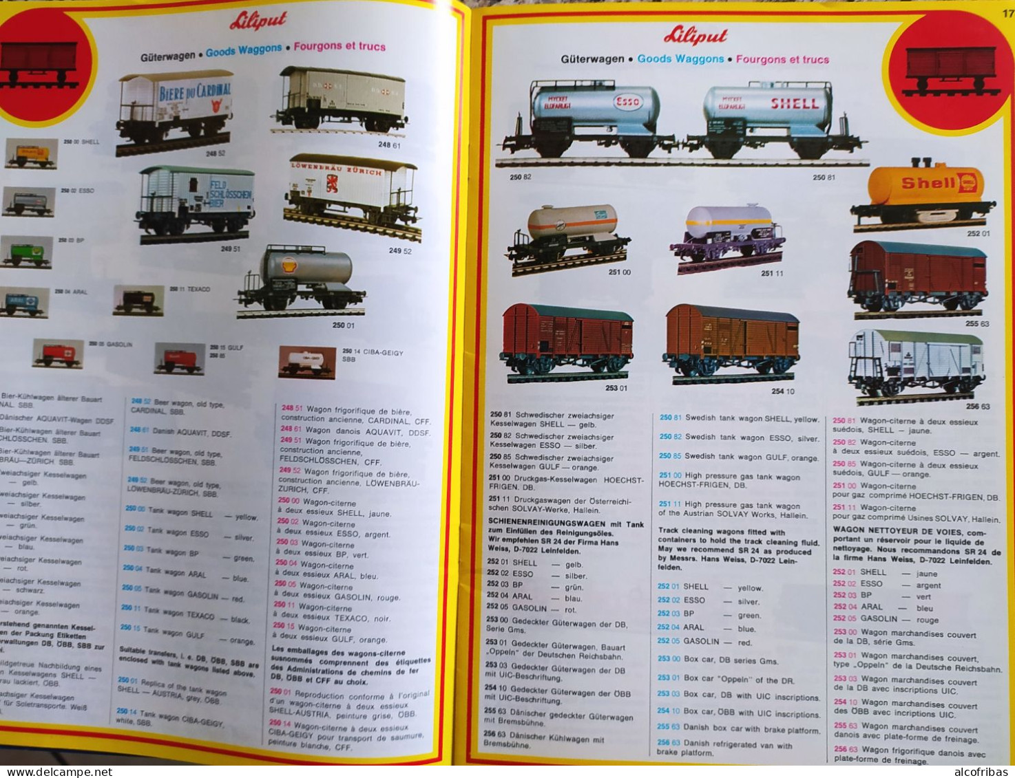 Train Chemin Fer Rail Locomotive Wagon Bahnspass Zug Gleise Catalogue Katalog Liliput 1975 - Allemagne