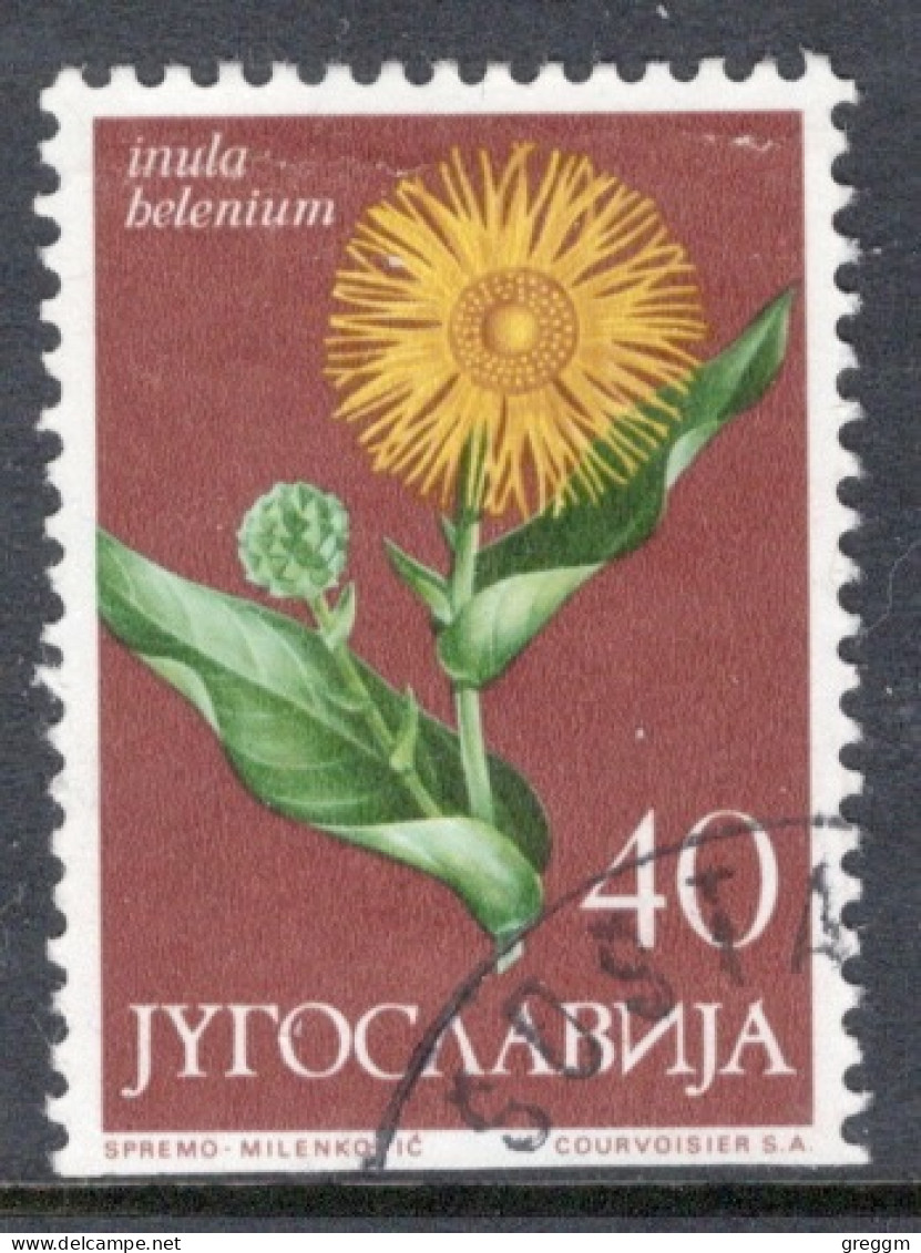 Yugoslavia 1965 Single Local Flora In Fine Used. - Oblitérés