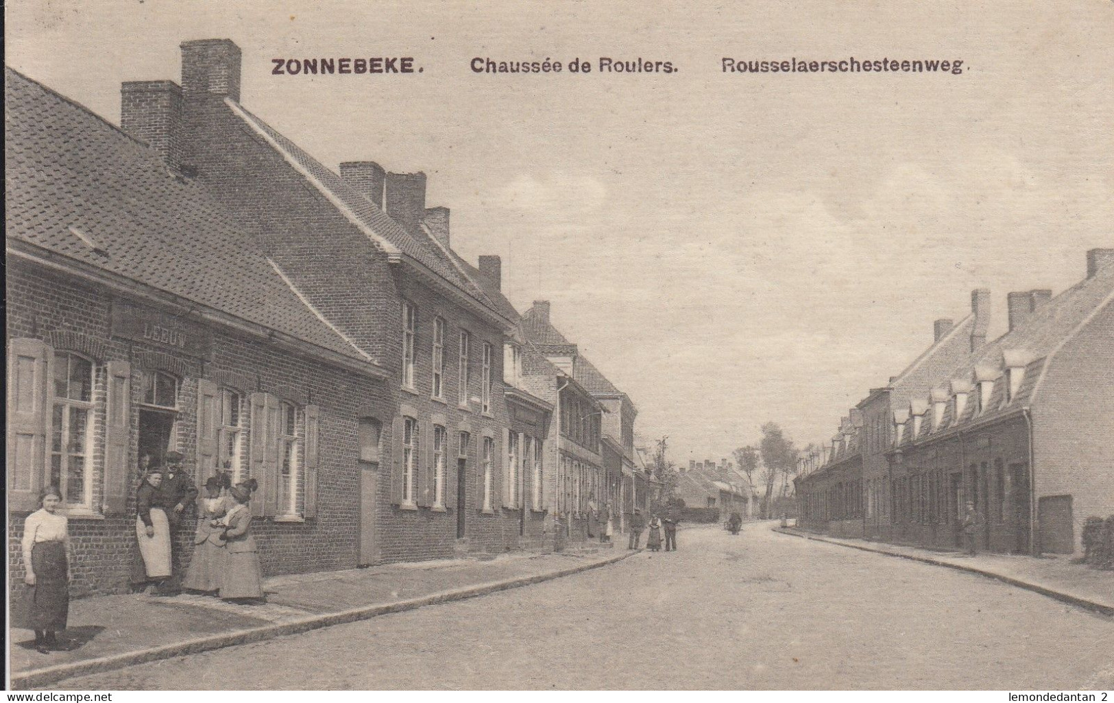 Zonnebeke - Chaussée De Roulers - Rousselaerschesteenweg (Feldpost) - Zonnebeke