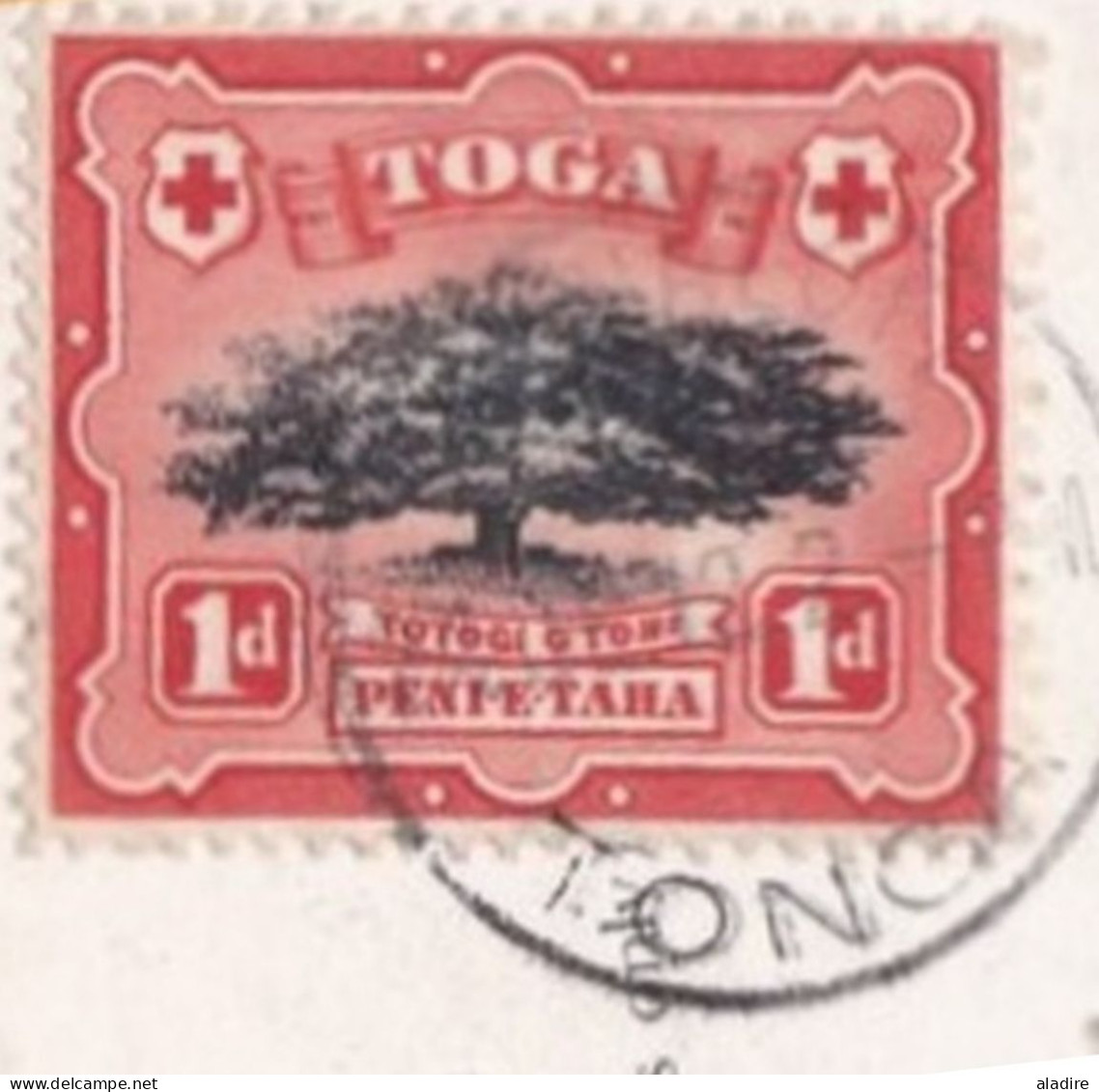 1912 - Carte Postale De Tonga Vers Southwold, Angleterre - Via Vancouver, Canada - Croix Rouge . Red Cross - Tonga (...-1970)
