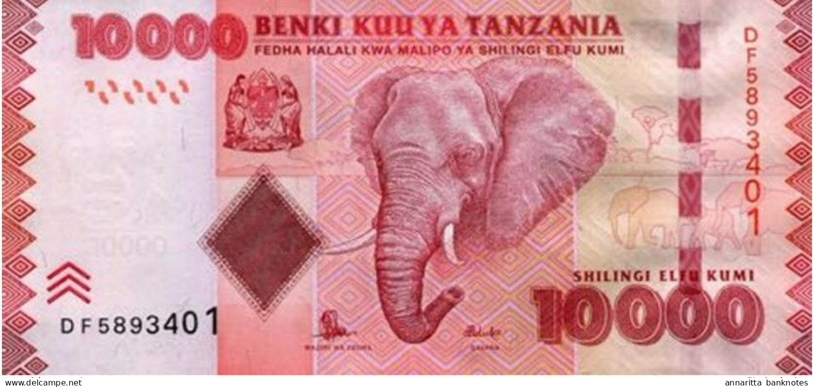 Tanzania 10000 Shillings ND (2015), UNC (P-44b, B-143b) - Tanzania