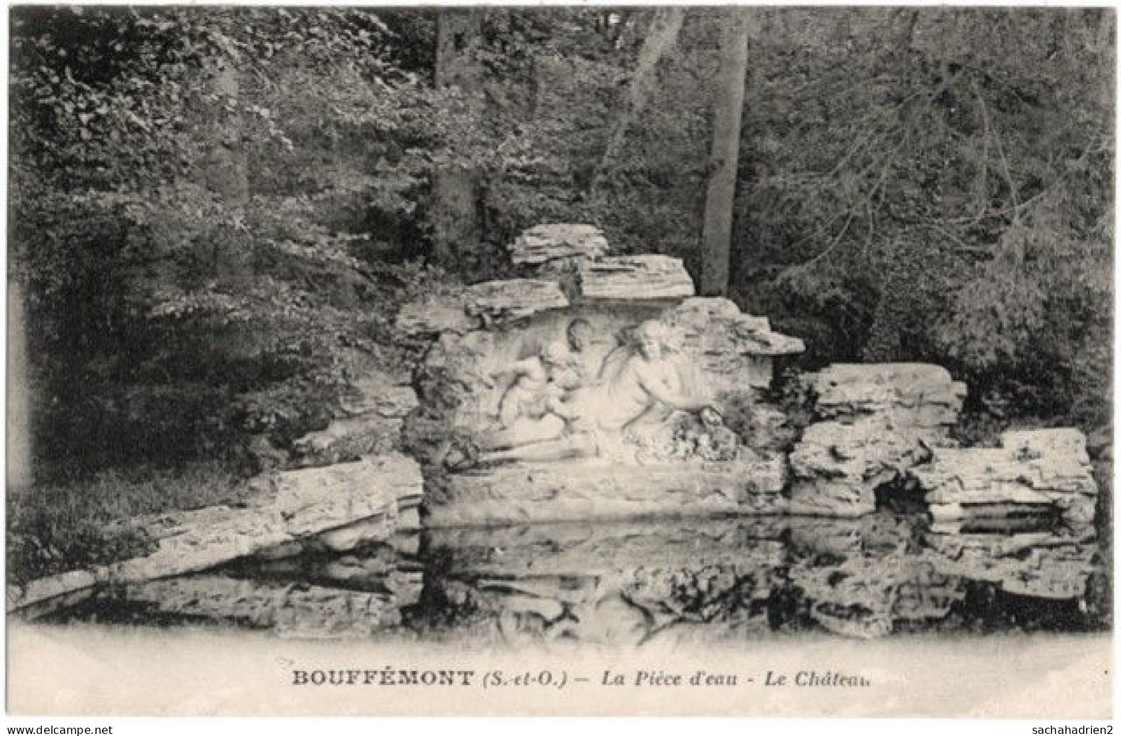 95. BOUFFEMONT. La Pièce D'eau. Le Château - Bouffémont