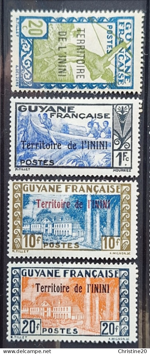 Inini 1944 N°53/56  * TB  Cote 8€ - Neufs