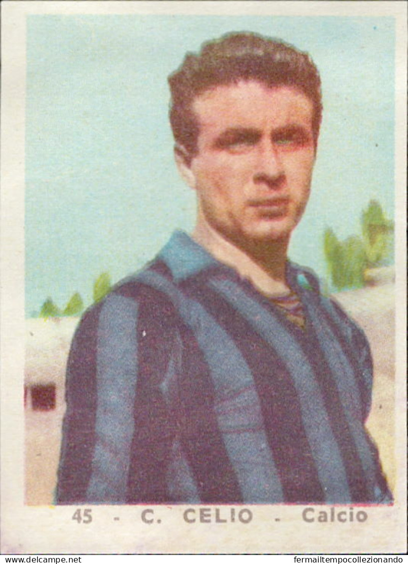 Bh45 Figurina Anni 50 Personaggi Famosi Album Sada Calcio Celio Inter - Catalogues