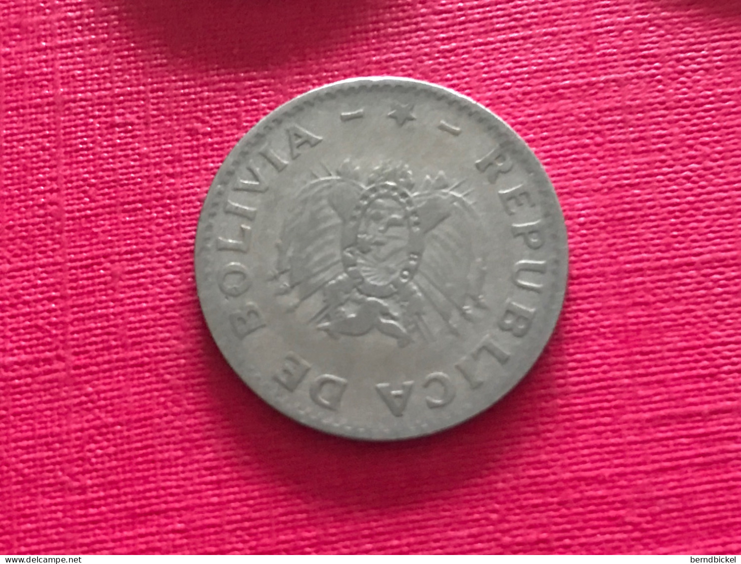 Münze Münzen Umlaufmünze Bolivien 20 Centavos 1987 - Bolivië