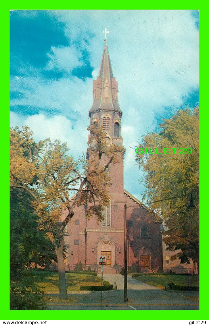 SPRINGFIELD, MA - ST MICHAEL'S CATHEDRAL - TRAVEL IN 1966 -  PUB. BY THE SPRINGFIELD NEWS CO - - Springfield