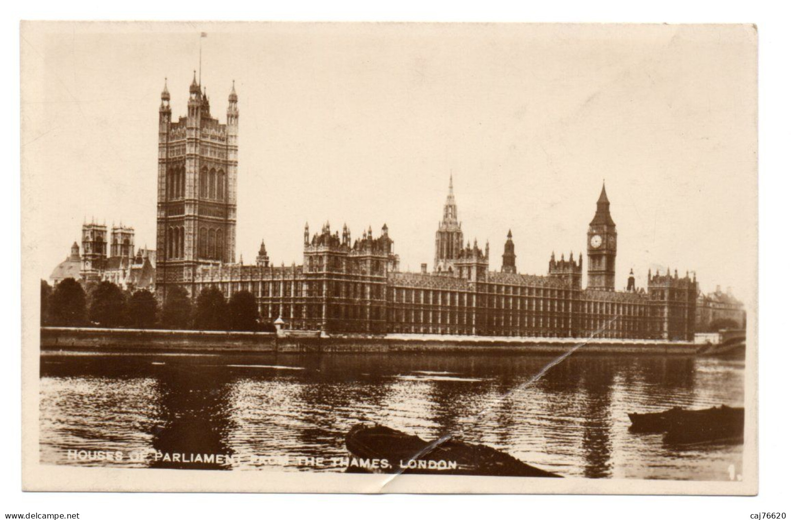 London ,  Houses Of Parliament From The Thames - Houses Of Parliament