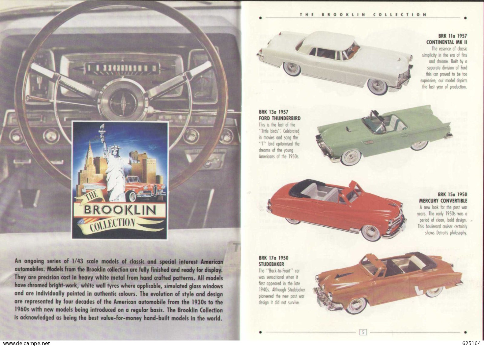 Catalogue BROOKLIN COLLECTION 1988 Vol.1 Spring 1988 Automodelli - Englisch