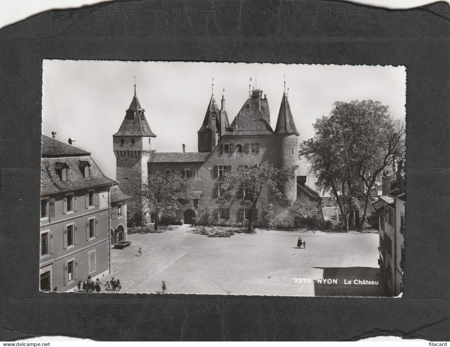 127045          Svizzera,    Nyon,   Le  Chateau,   VG   1954 - Nyon