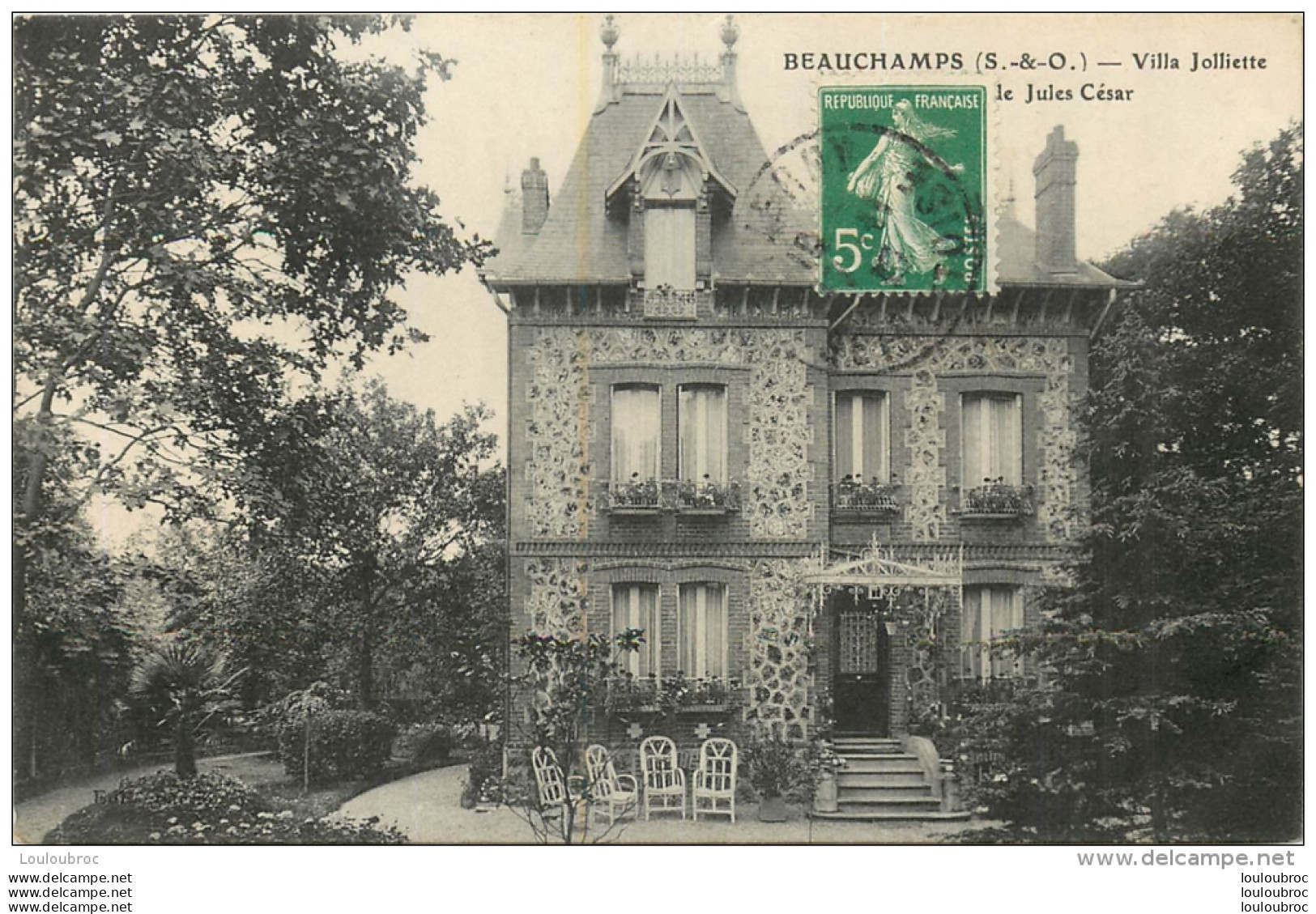 BEAUCHAMPS VILLA JOLLIETTE DE JULES CESAR - Beauchamp