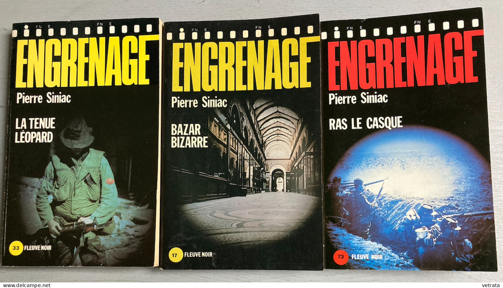 5 Livres De Pierre Siniac En Collection De Poche Engrenage & Engrenage Fleuve Noir (Aime Le Maudit-Bazar Bizarre-Luj’ In - Lots De Plusieurs Livres