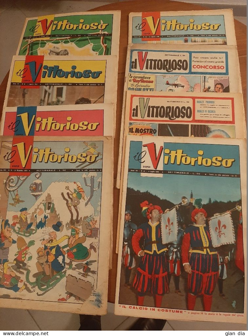 IL VITTORIOSO Ed.A.V.E.Lotto Di 29.Annate 1951-52-53-54-55-56-58-60. ORIGINALI. - Premières éditions