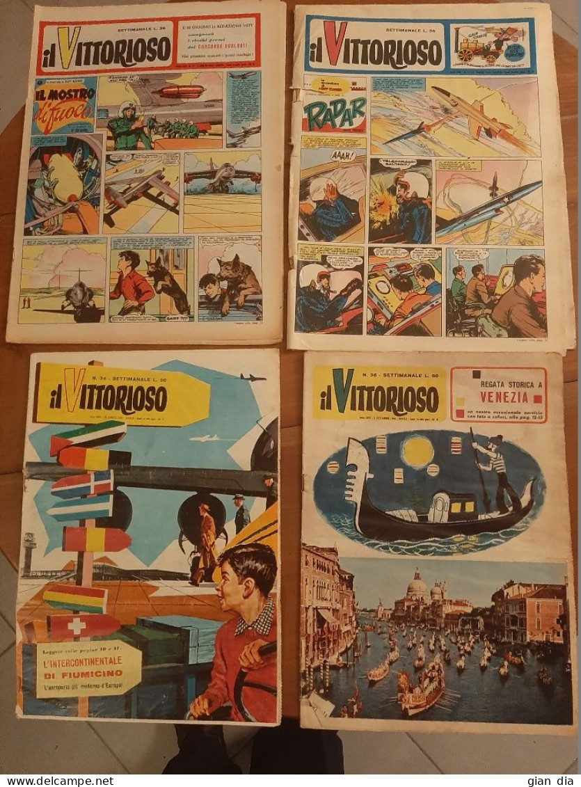 IL VITTORIOSO Ed.A.V.E.Lotto di 29.Annate 1951-52-53-54-55-56-58-60. ORIGINALI.