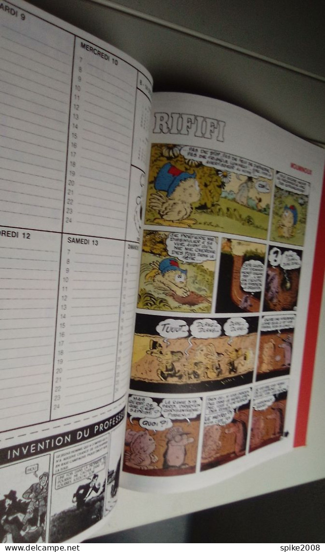 L'AGENDA DU JOURNAL TINTIN 1984. Très Bel état. - Agendas & Calendriers