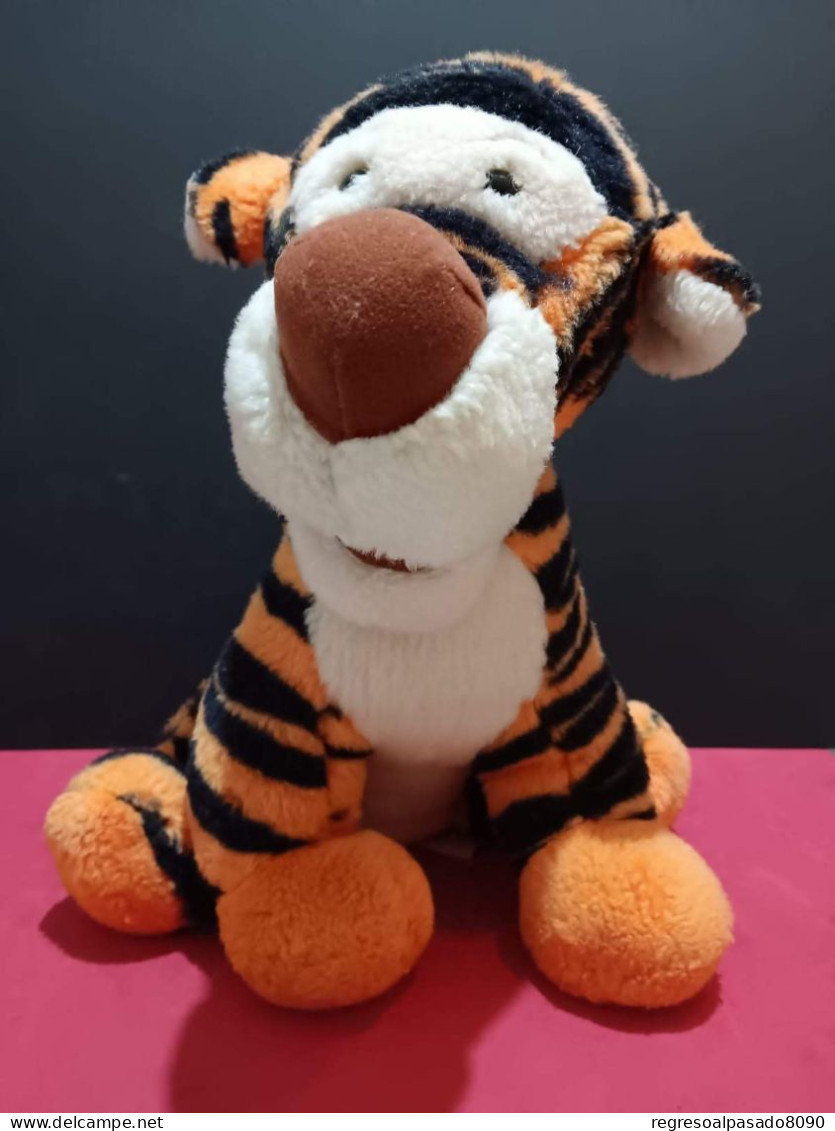 Antiguo Peluche Tiger Serie Winnie Poh Procedente De Disney Land Disney World Usa Años 70/80 - Cuddly Toys