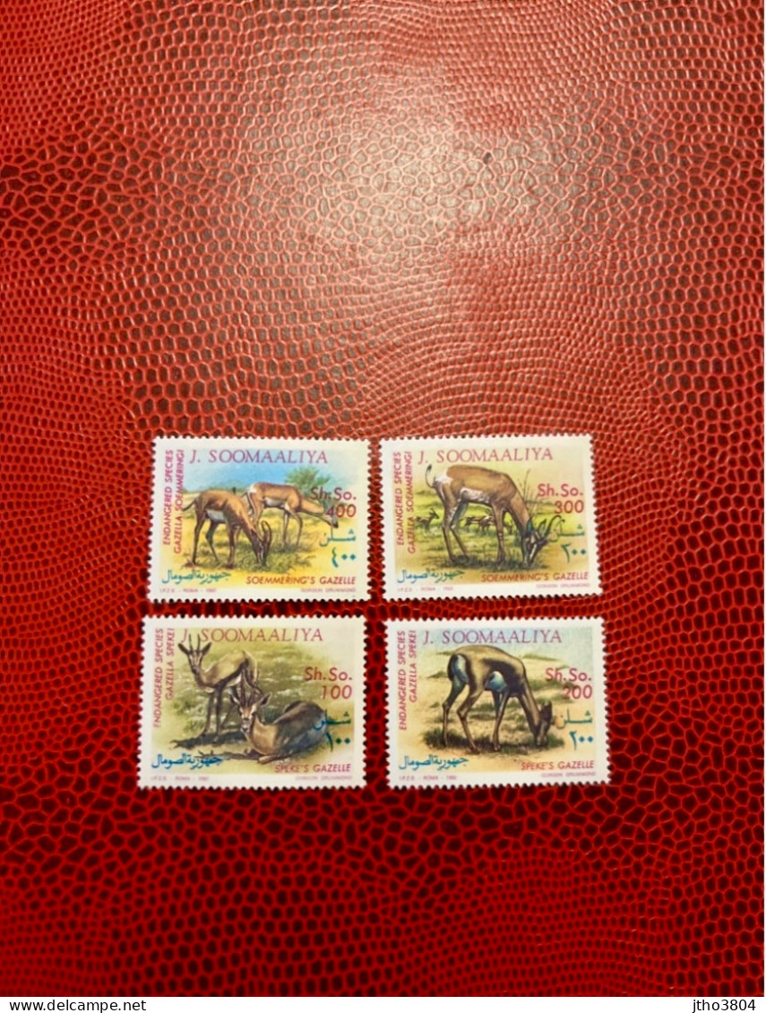 Somalie 1992 Overprint 4v Neuf MNH ** Mi 432 435 YT Mamíferos Mammals Säugetiere Mammiferi Mammifère Somalia - Gibier