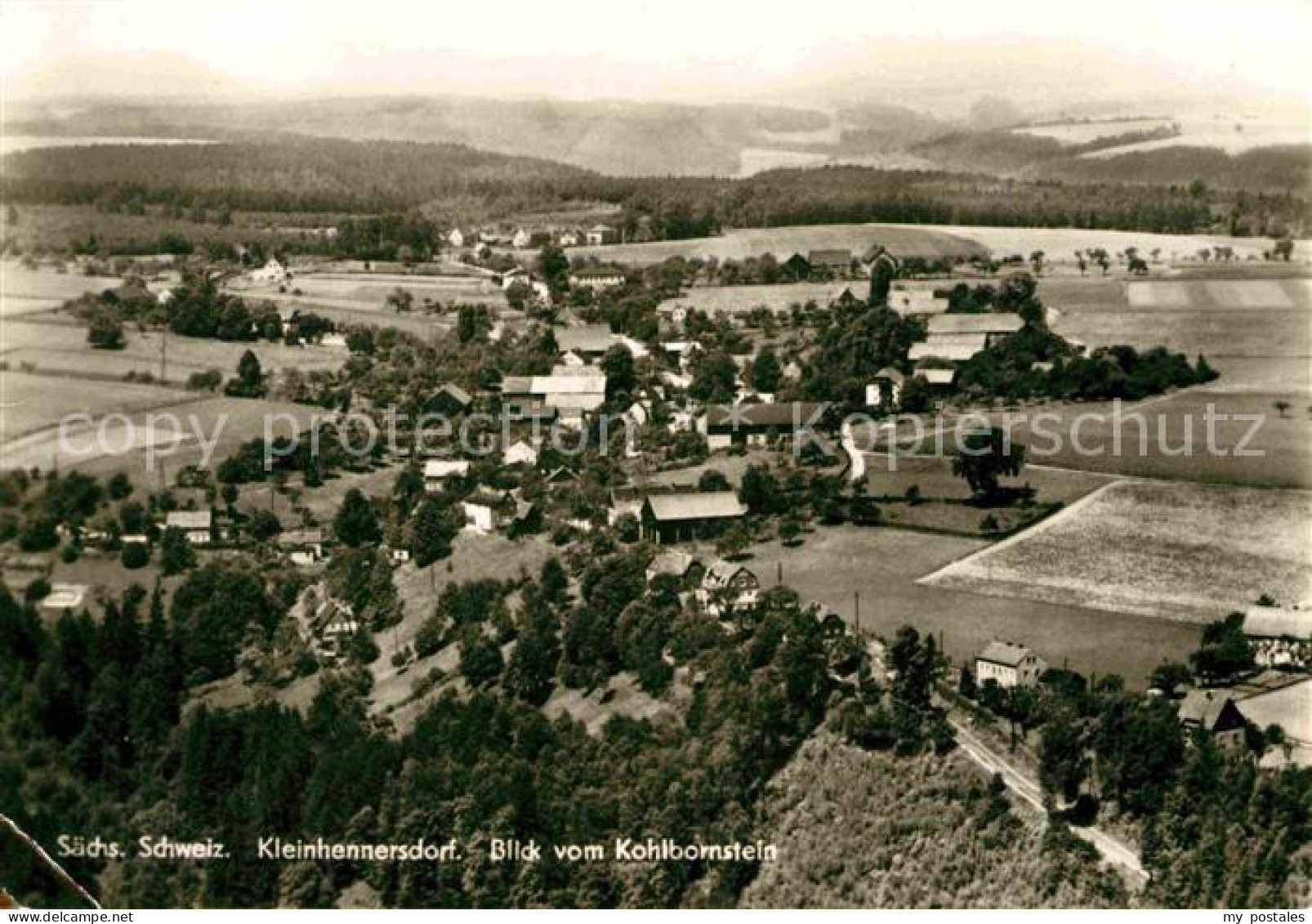 72651691 Kleinhennersdorf Blick Vom Kohlbornstein  Kleinhennersdorf - Gohrisch