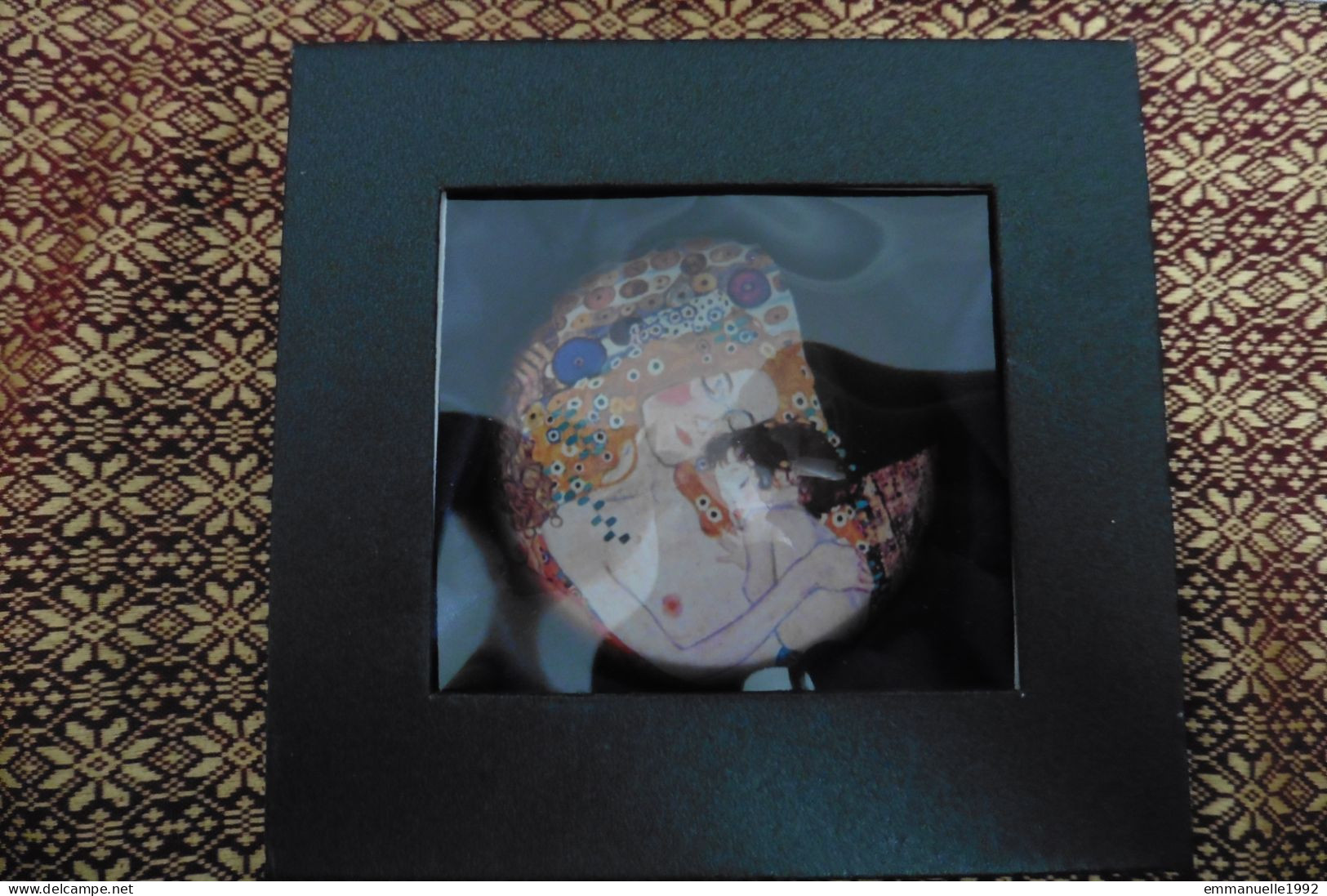 Presse papier en verre Femme et enfant Les trois âges de la vie de Gustav Klimt - Edition spéciale Boutiques de Musées
