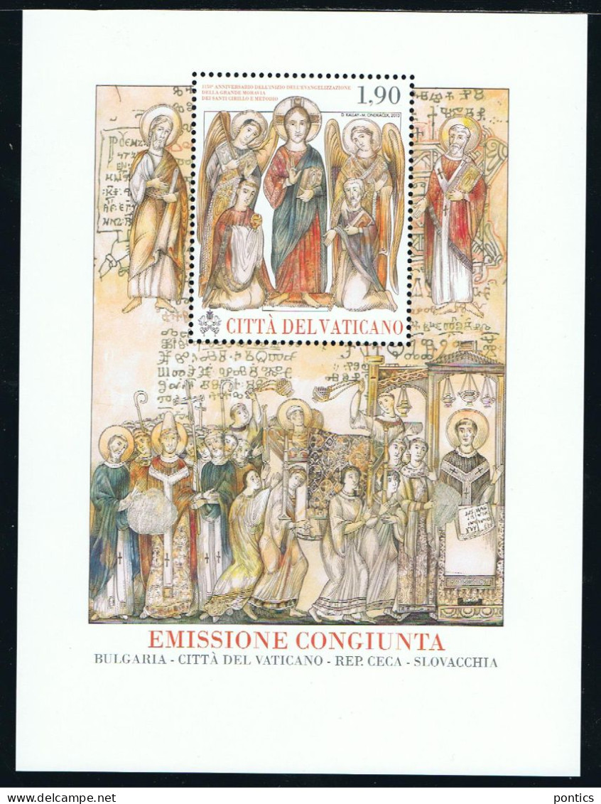 2013 -VATICANO - ANNATA DI 34 VALORI ** 3 BF - 1 LIBRETTO - 5 MINIF0GLI INVIO GRATUITO - Nuevos