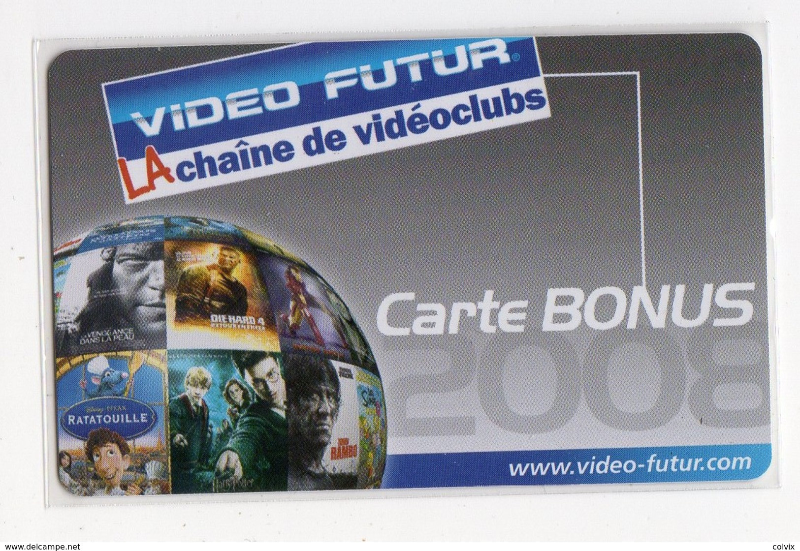 VIDEO FUTUR CARTE BONUS 2008 - Autres & Non Classés