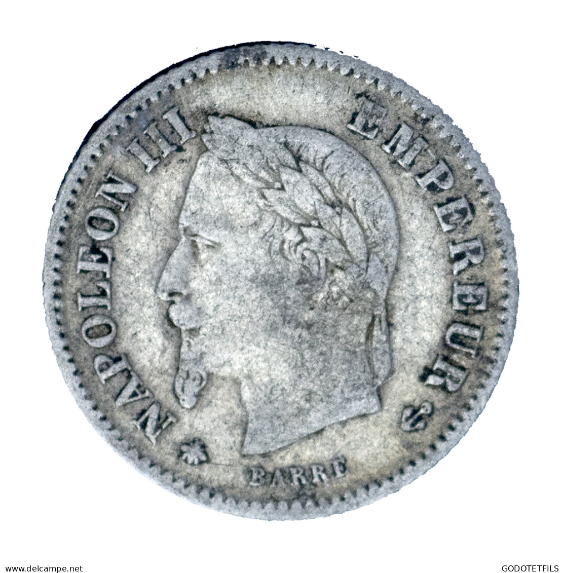 Second-Empire-20 Centimes Napoléon III 1867 Paris - 20 Centimes
