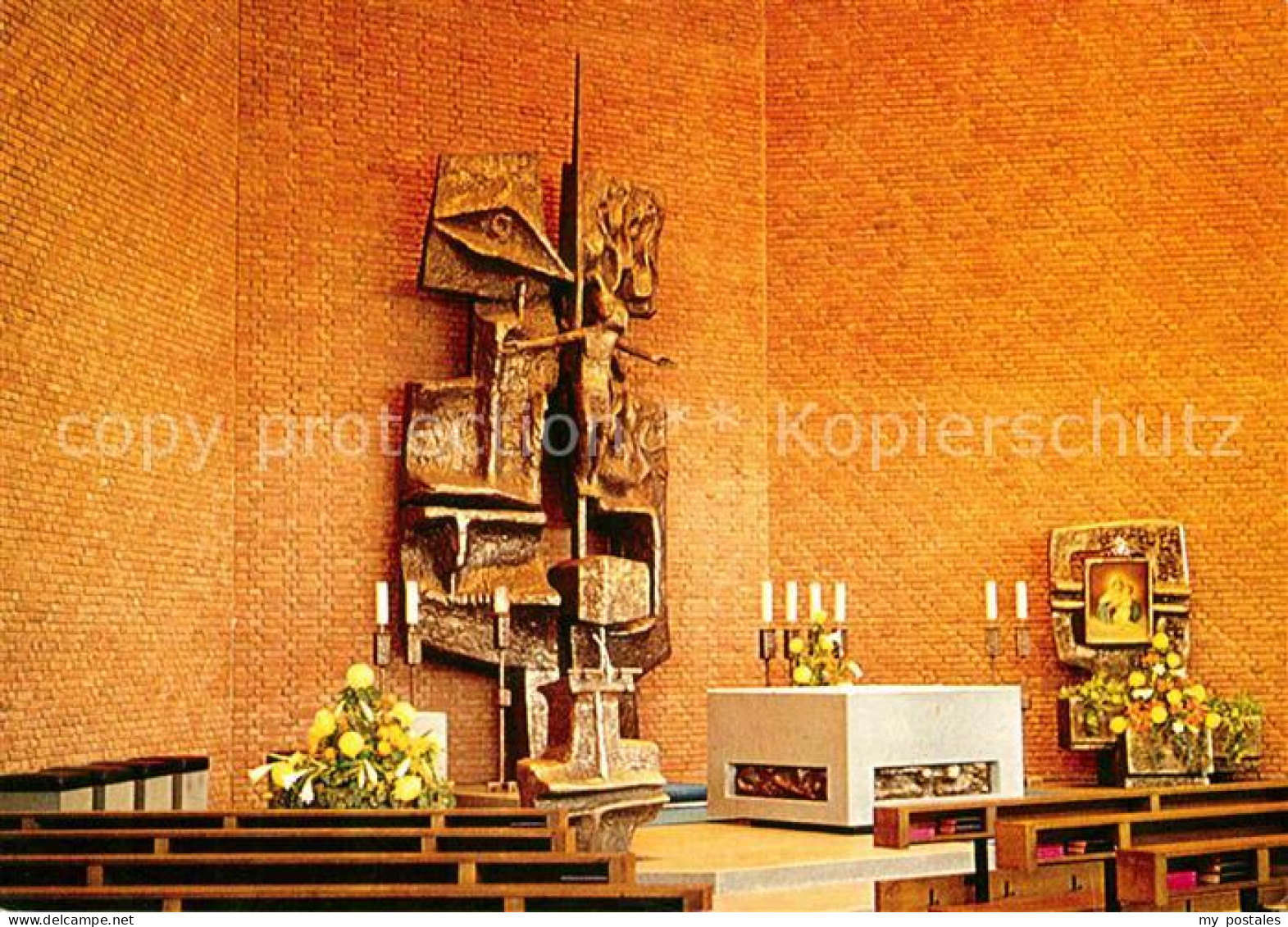 72744007 Schoenstatt Au Borken Kirche Mariae Verkuendigung Innenansicht Schoenst - Borken