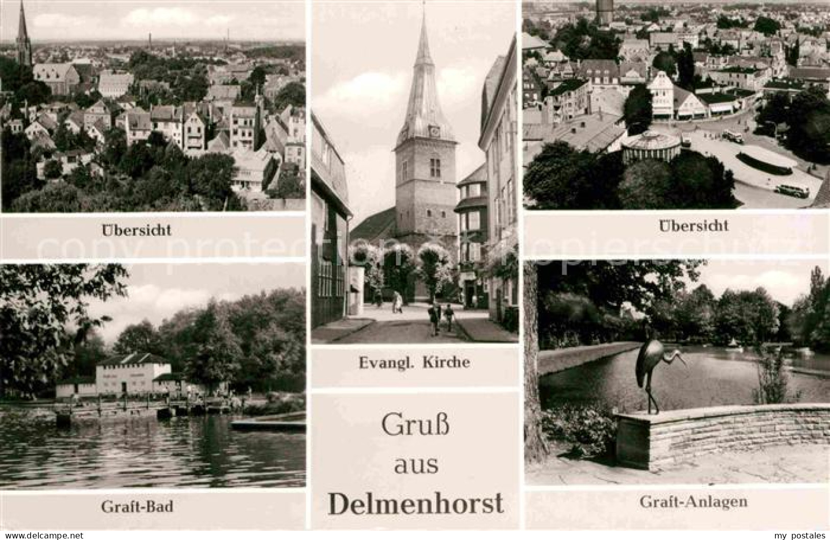 72740102 Delmenhorst Graft-Bad Anlagen Kirche  Delmenhorst - Delmenhorst