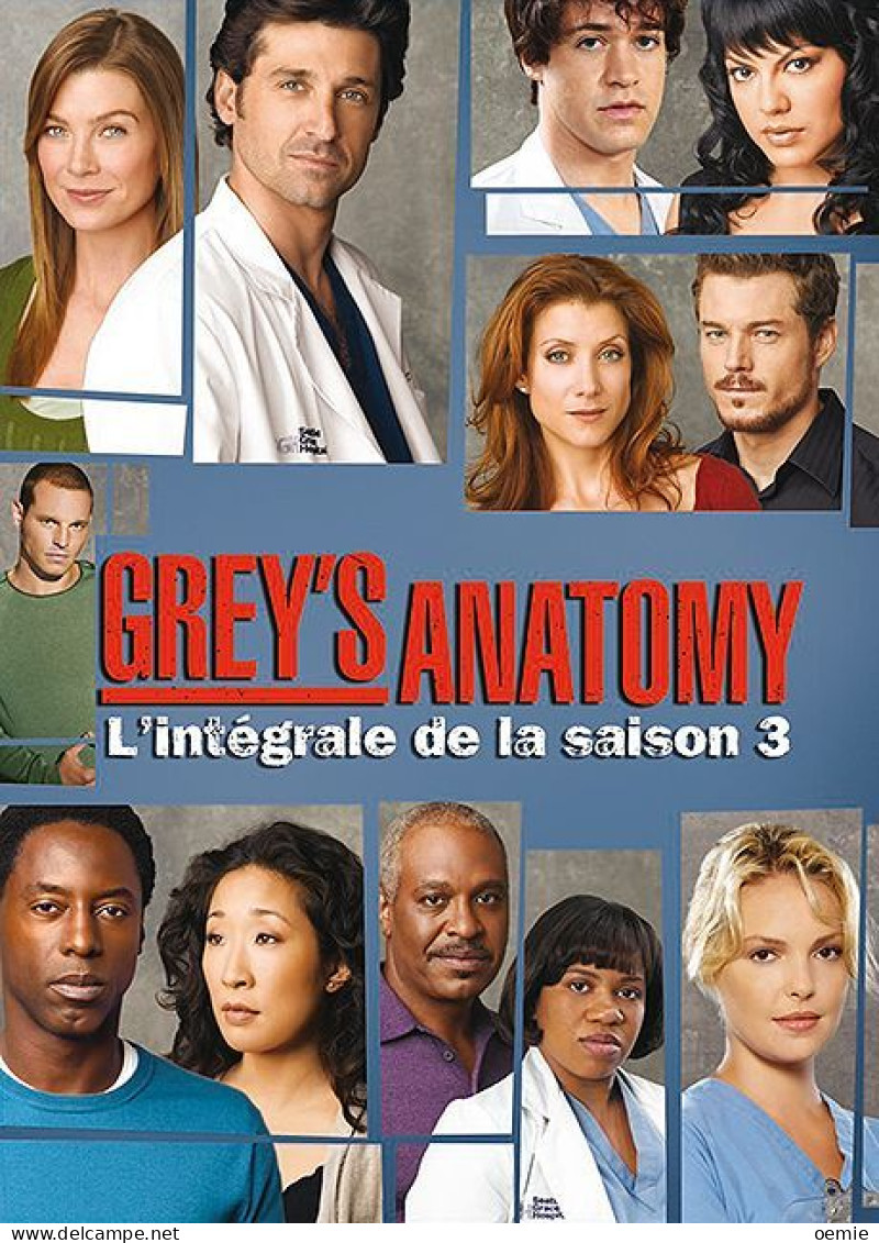 GREY'S  ANATOMY   L 'INTEGRAL  SAISON  3   ( 7 DVD  ) 25 EPISODES - TV Shows & Series