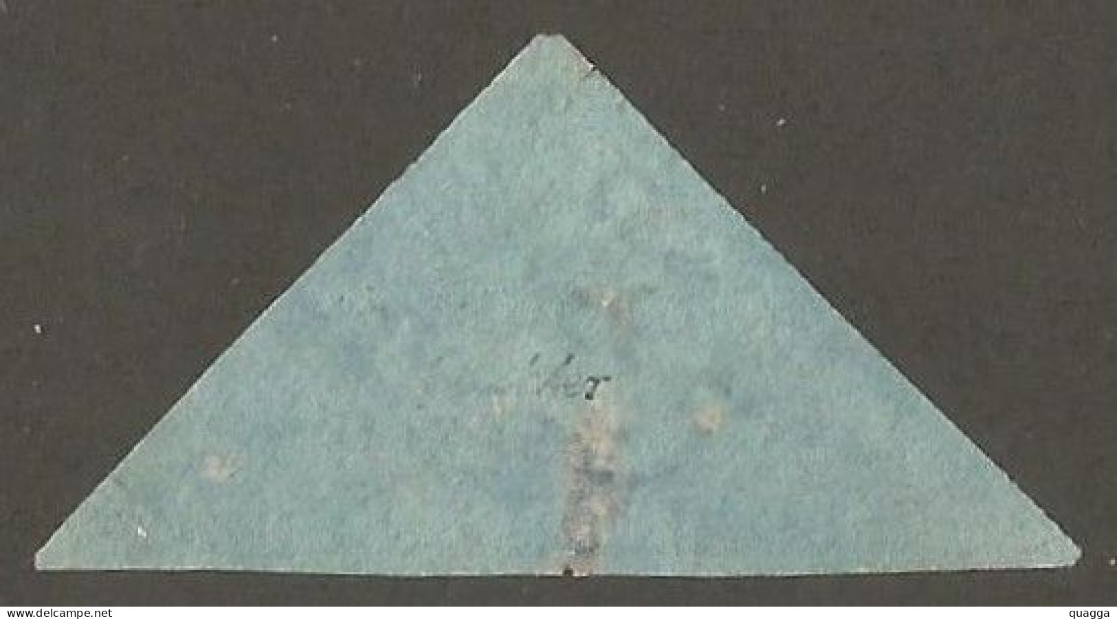 Cape Of Good Hope 1853. 4d Deep Blue On Deeply Blued Paper. SACC 2, SG 2. - Cape Of Good Hope (1853-1904)