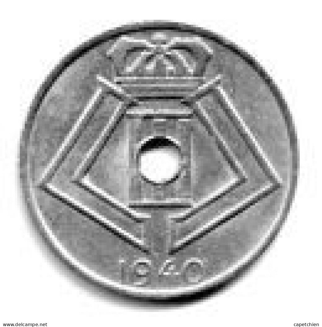 BELGIQUE / BELGIE - BELGIQUE/ 5 CENTIMES  / 1939 / CUPRO NICKEL / 2.58 G / 19 Mm - 10 Cent & 25 Cent