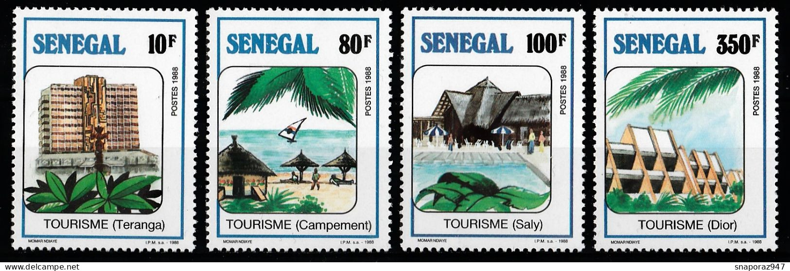 1988 Senegal Hotels Set MNH** B215 - Hotels- Horeca