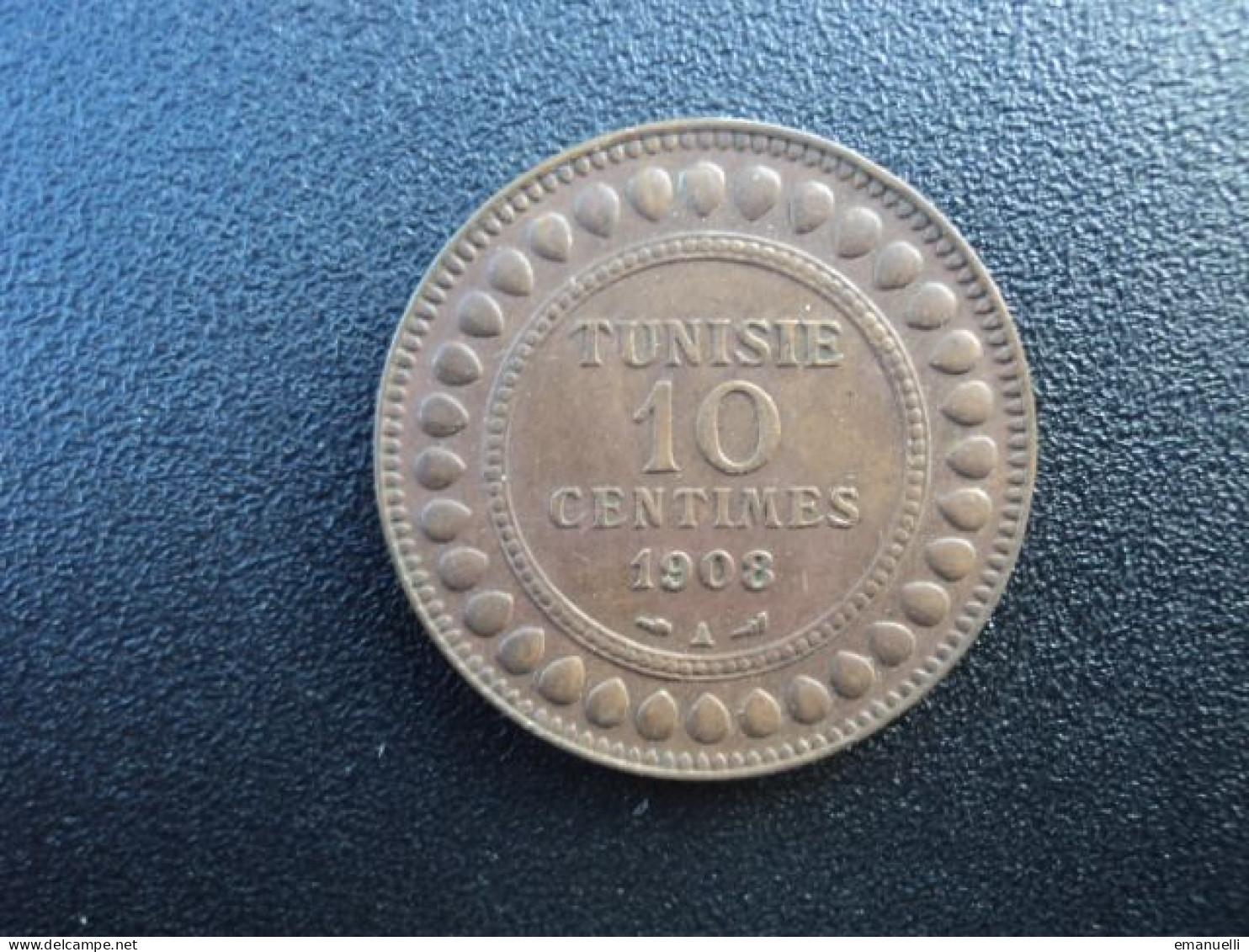 TUNISIE : 10 CENTIMES  1326 / 1908 A    G.101 / KM 236     TTB+ - Tunesien