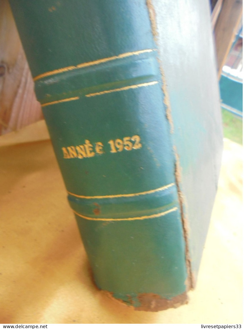 INDOCHINE Reliure 13 Numéros Revue Indochine Sud Est Asiatique 1952 - Frans