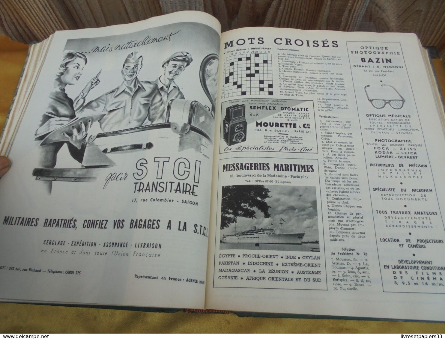 INDOCHINE Reliure 13 Numéros Revue Indochine Sud Est Asiatique 1952