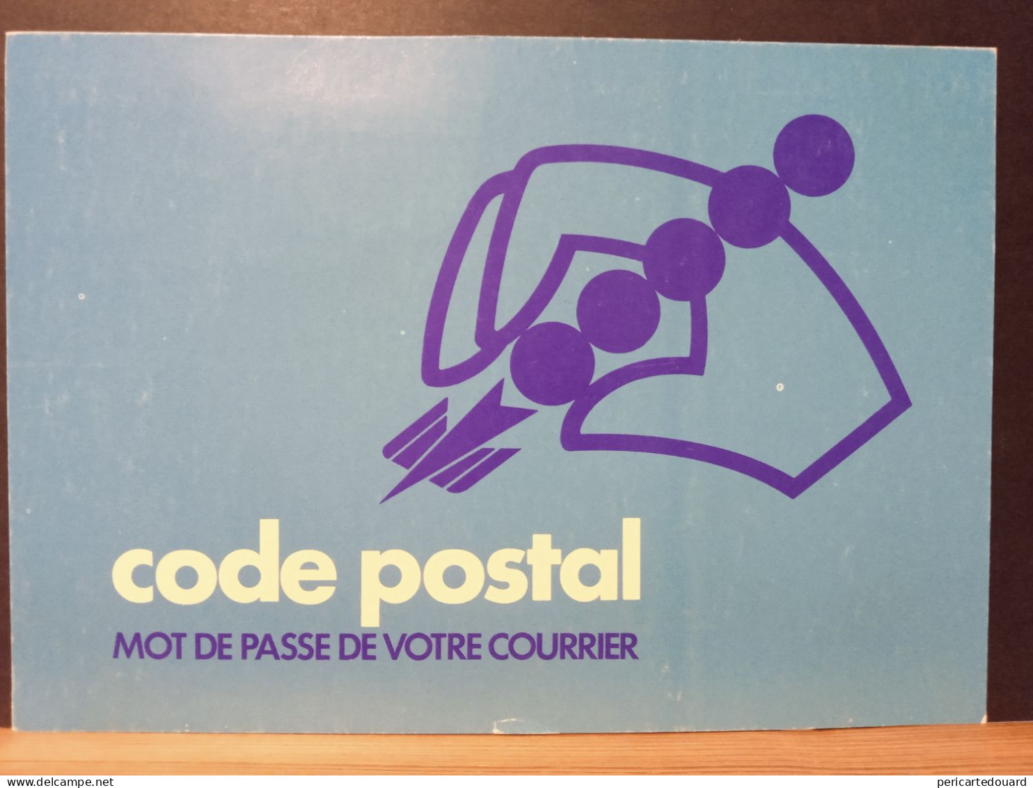 Code Postal. Carte Postale En Franchise Avec Deux Vignettes  48000  MENDE - Lettres & Documents