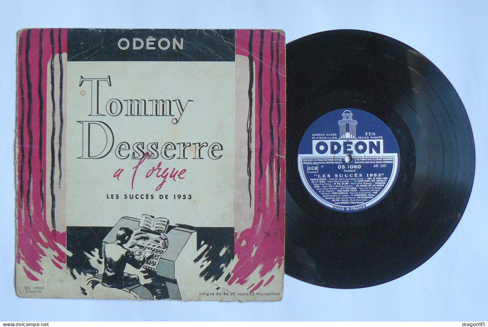 25cm Tommy DESSERRE : Les Succès De 1953 - Odéon OS 1060 - Instrumental